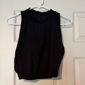 All in Motion Black Crop Top